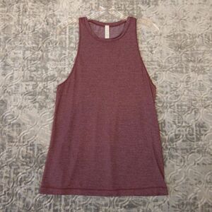Lululemon Tank Top Womens 6 Red Racerback Stretch Athletic Sportswear Shirt